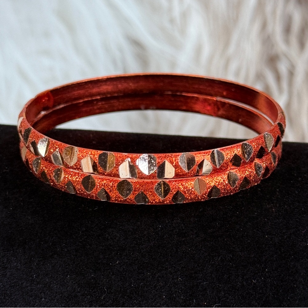 Beautiful set of 2 small bangle bracelets - Picture 6 of 12